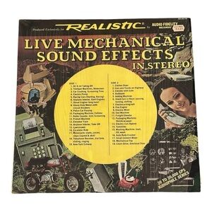 Realistic Live Mechanical Sounds Vinyl